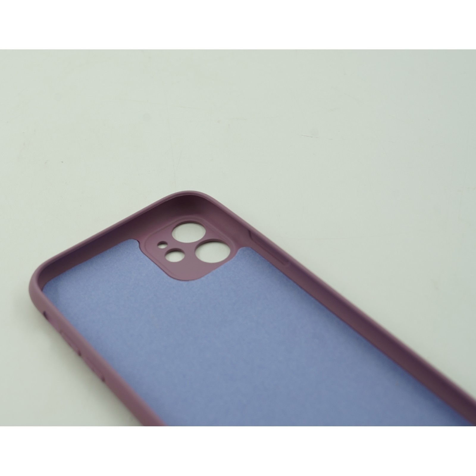 Husa protectie Flippy compatibila cu Samsung A71 4G Liquid Silicone Case Mov