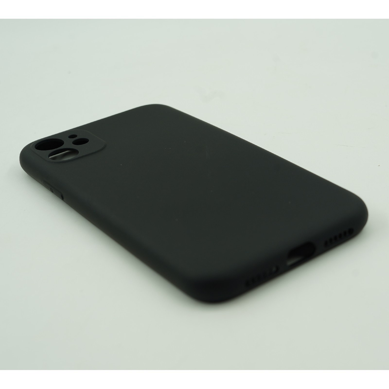 Husa protectie compatibila cu Samsung Galaxy A02S Liquid Silicone Case Negru