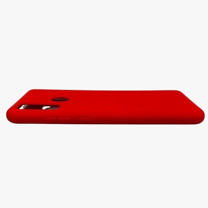 Husa aparare potrivita pentru cu Huawei P Smart 2020 Liquid Silicone Case Rosu - calitate superioara