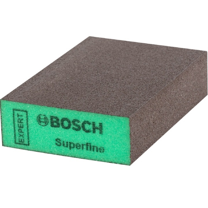 Burete abraziv, pentru slefuire lemn / vopsea, Bosch 2608901180, 69 x 97 x 26 mm, granulatie 320