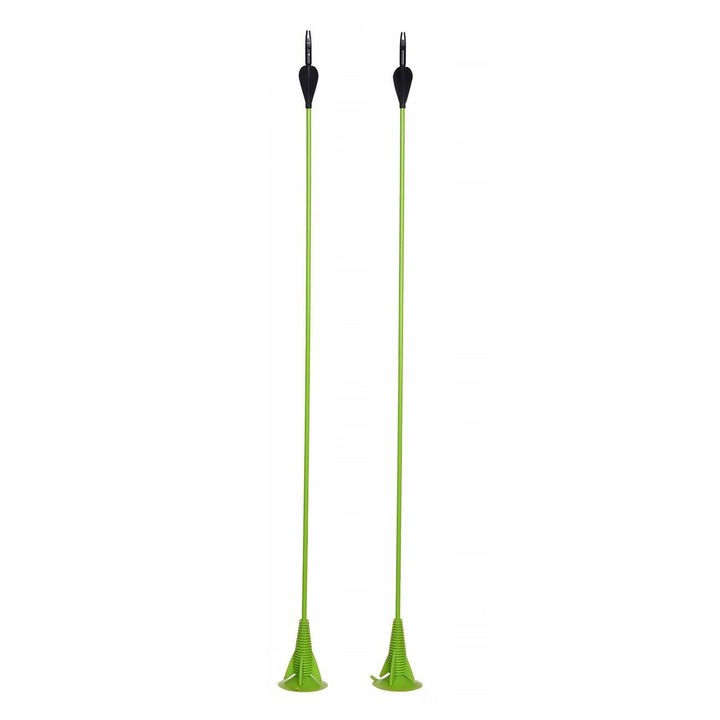 Set 2 Sageti, LiveUp, Metal / Silicon, 68 cm, Verde