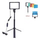 Proiector cu trepied, 4 filtre colorate, 120 LED-uri, 13W, 16x40.5cm