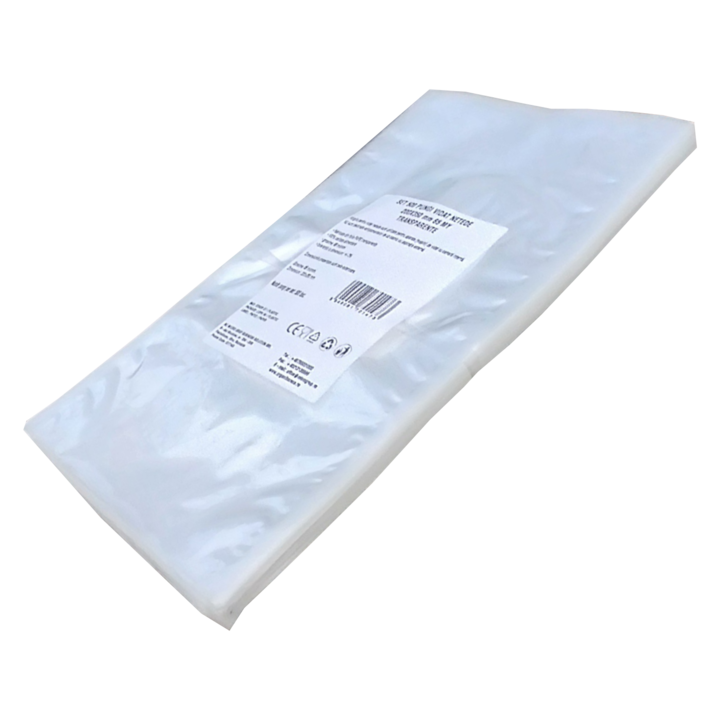 Pungi vidat/vacuum netede, pentru masini de vidat cu camera, 200X350 mm, grosime 65 microni, transparente, set 500 bucati