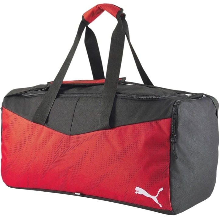 Geanta Puma IndividualRISE, rosu/negru, 54x28x25 cm