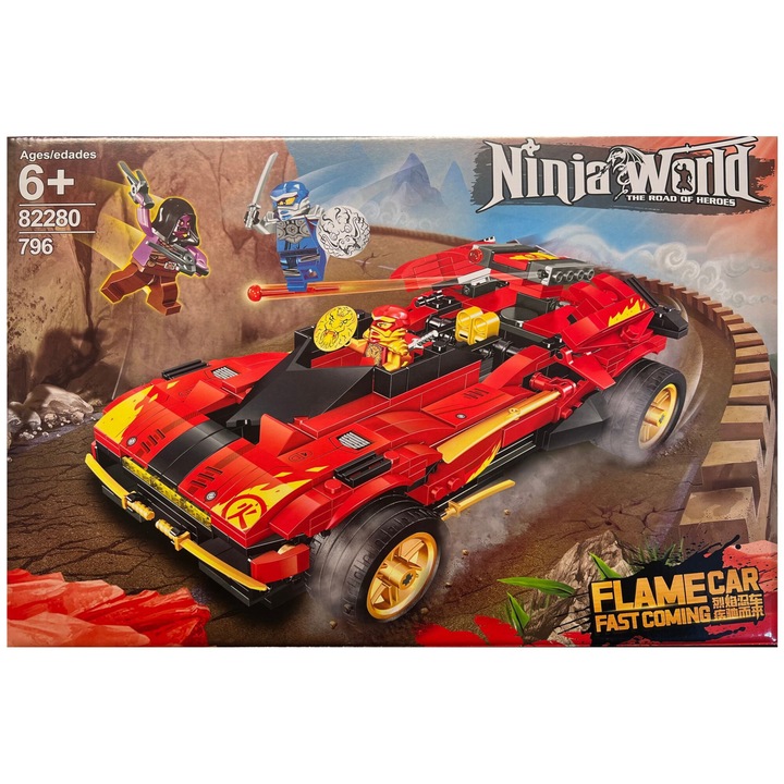 Ninja World építőkészlet, Ninjago Warriors' Battle Machine, 796 darab
