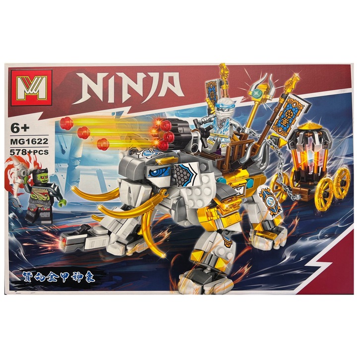 MG Ninjago építőkészlet, War Mammoth, 578 darab