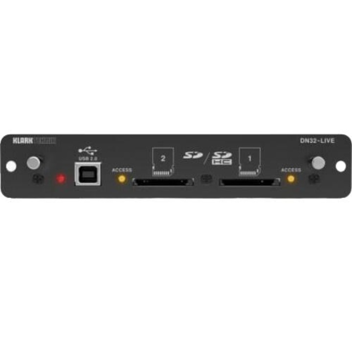 Разширителна платка, Klark Teknik, SD/SD, USB 2.0, черна