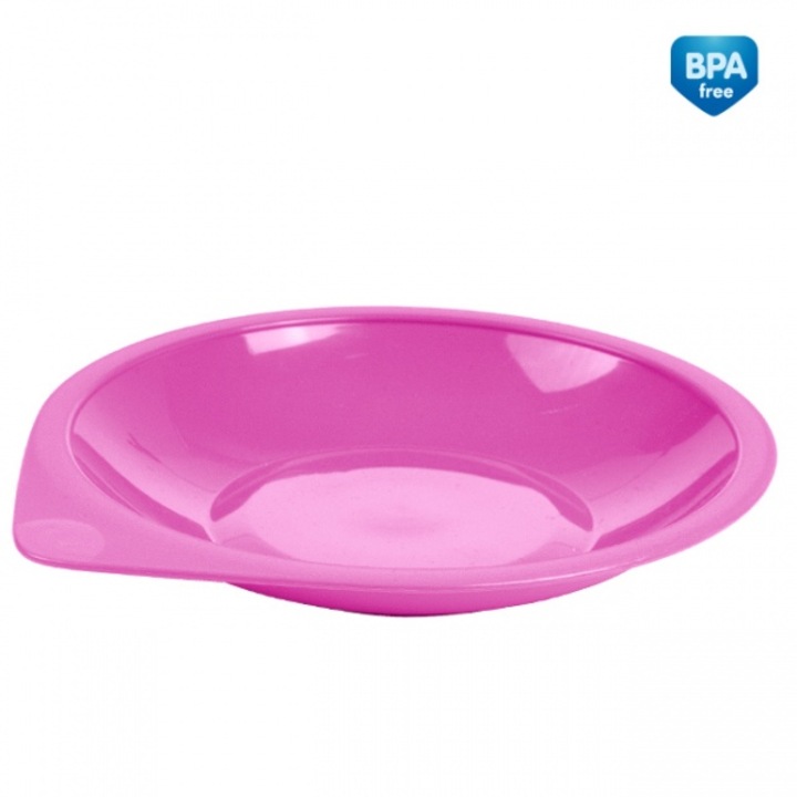 Farfurie Basic 2 buc roz