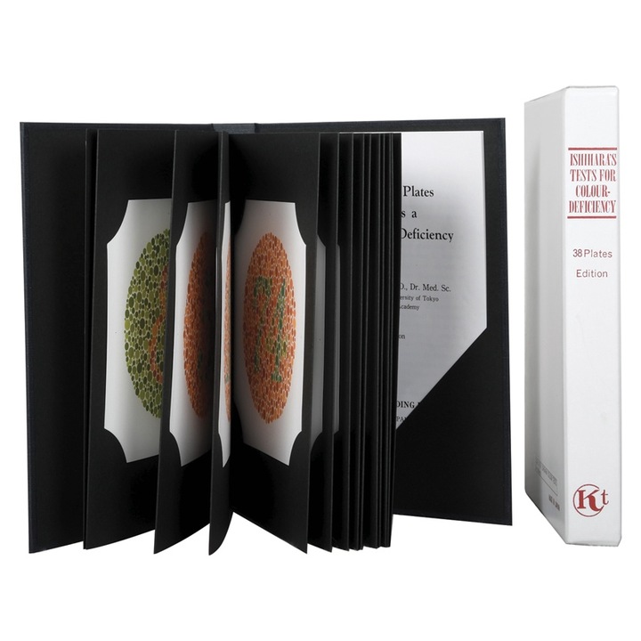 Test vedere Ishihara cu 38 de planse