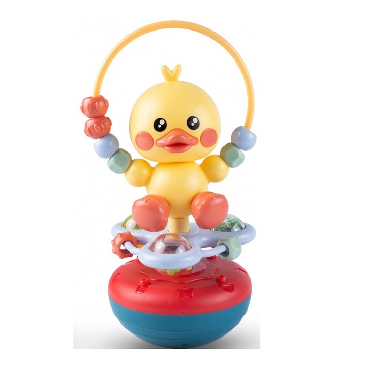 Jucarie bebe cu bilute glisante Stand Up Duck