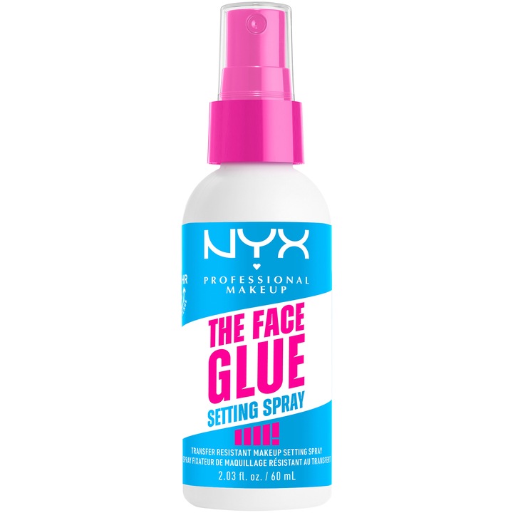 Фиксиращ спрей NYX PM The Face Glue, Без трансфер, 60 мл