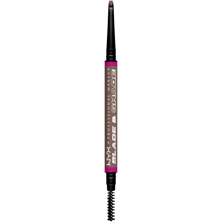 NYX PM Blade & Shade mechanikus szemöldökceruza rendkívül precíz heggyel, 3 Cool Ash Brown, 0.06 g