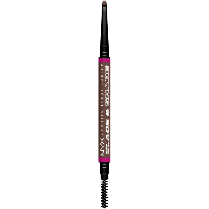 NYX PM Blade & Shade mechanikus szemöldökceruza rendkívül precíz heggyel, 9 Brunette, 0.06 g