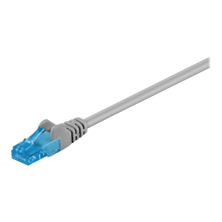 CAT 6A kábel, Goobay, 5m, U/UTP, szürke