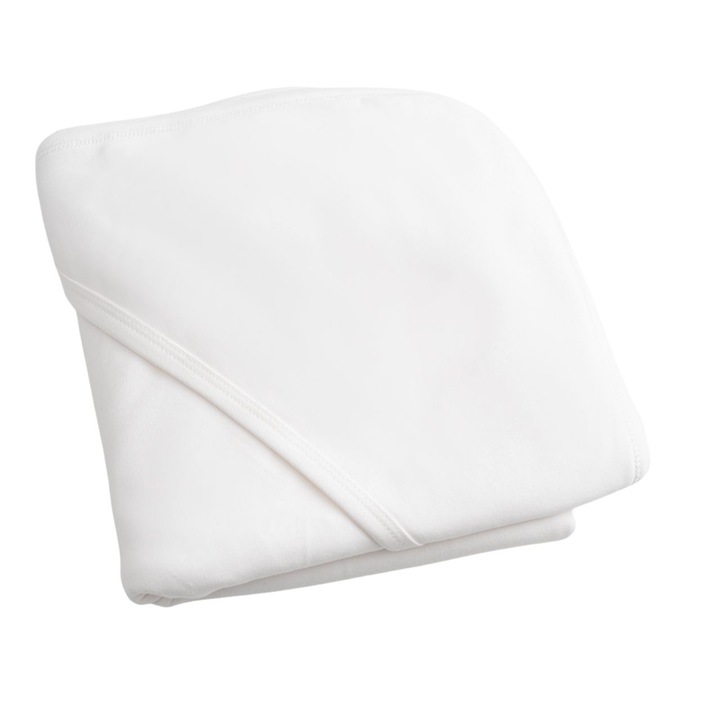 Organikus pamut kapucnis takaró, Momykeep, 90x90 cm