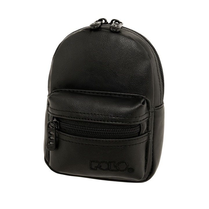 Rucsac, Polo, Poliester, Negru