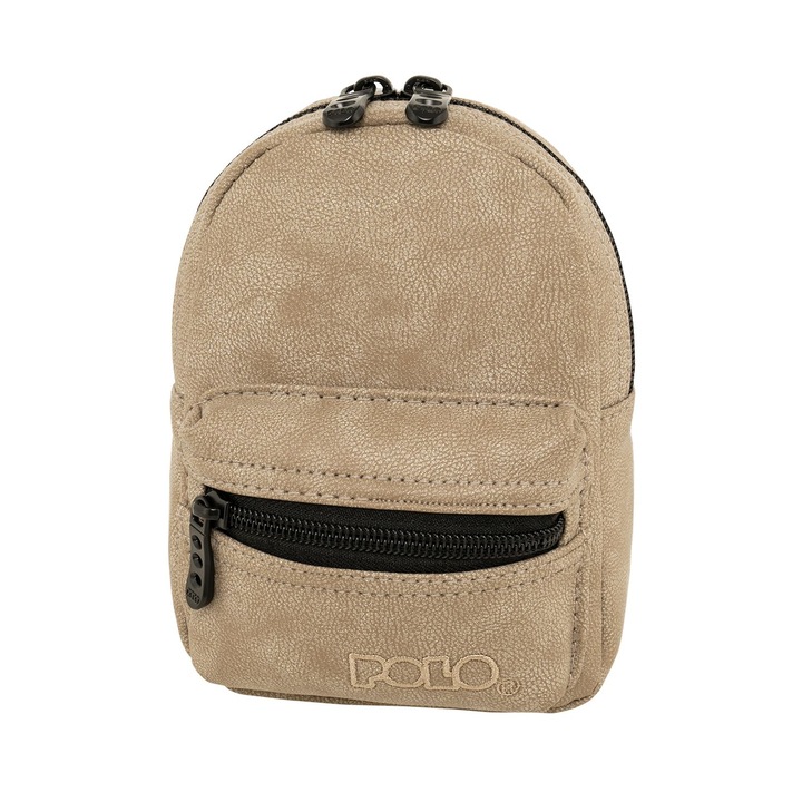 Rucsac, Polo, Poliester, Bej