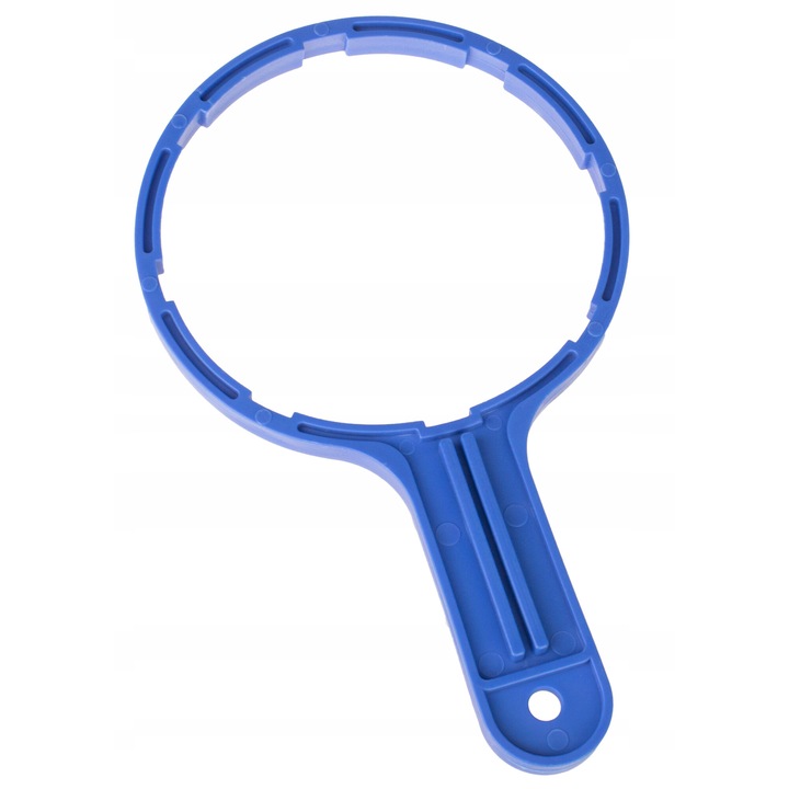 Cheie pentru corpul filtrului de apa 3 parti cu filet de 1/2” 3/4” 1”, WH103P 10" GREEN FILTER, albastru