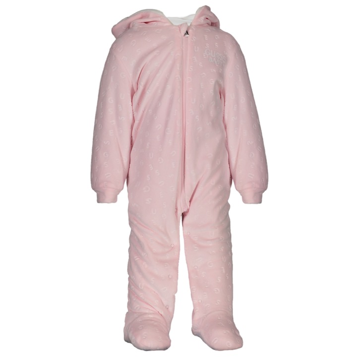 Детско яке, GUESS JEANS, 94% полиестер, 6% спандекс, розово, 0-3M INTL, H3BW03KA2X0