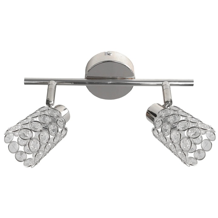Аплик Candellux YORK, метал с кристали, 37x8x17см