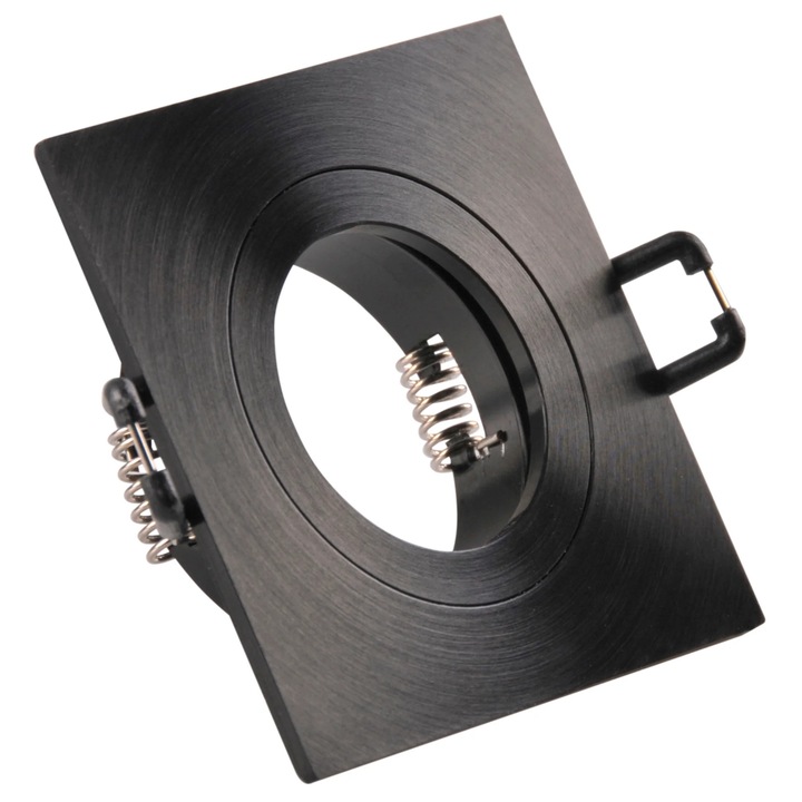 Fekete süllyesztett spotlámpa GU10 foglalattal FEBE 323354 Polux