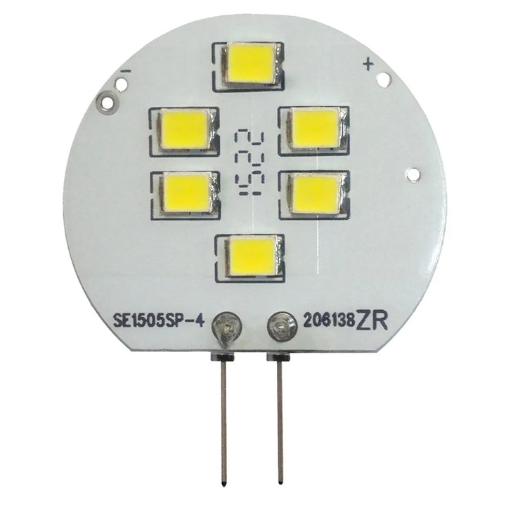 LED крушка Polux, G4, 1.5W, 120lm, 6400K