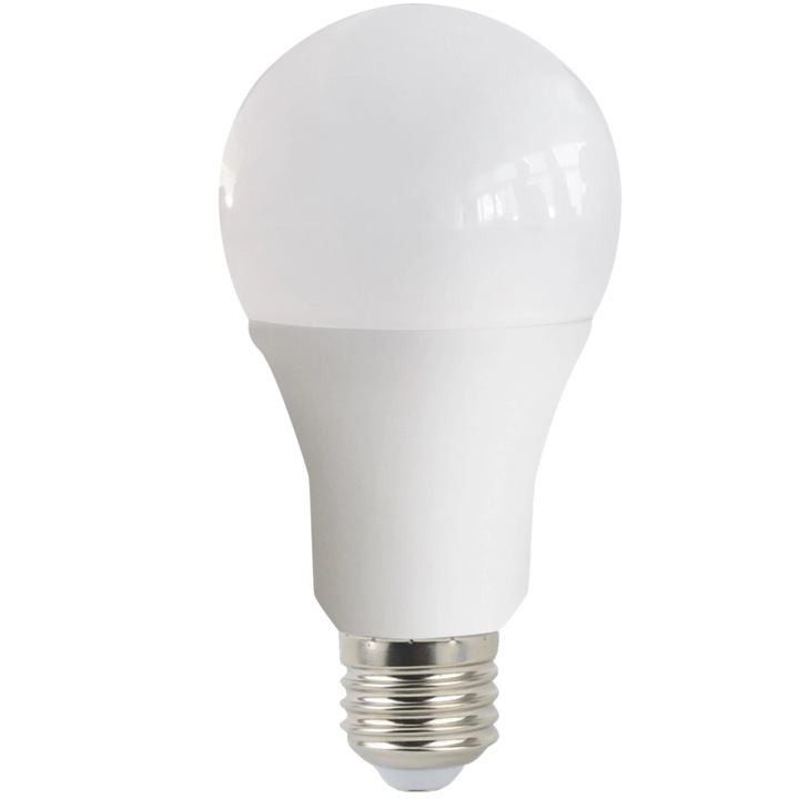 LED крушка Polux, A60, E27, 1250lm, топло бяла, 10W