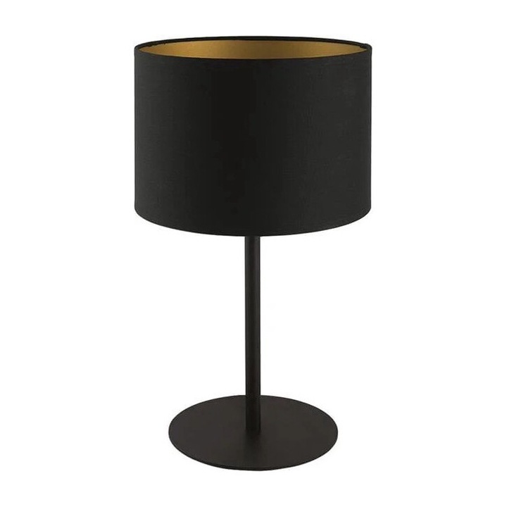 Veioza ALICE, Nowodvorski, metal si tesatura, negru, 1 punct de iluminare, 16x23cm