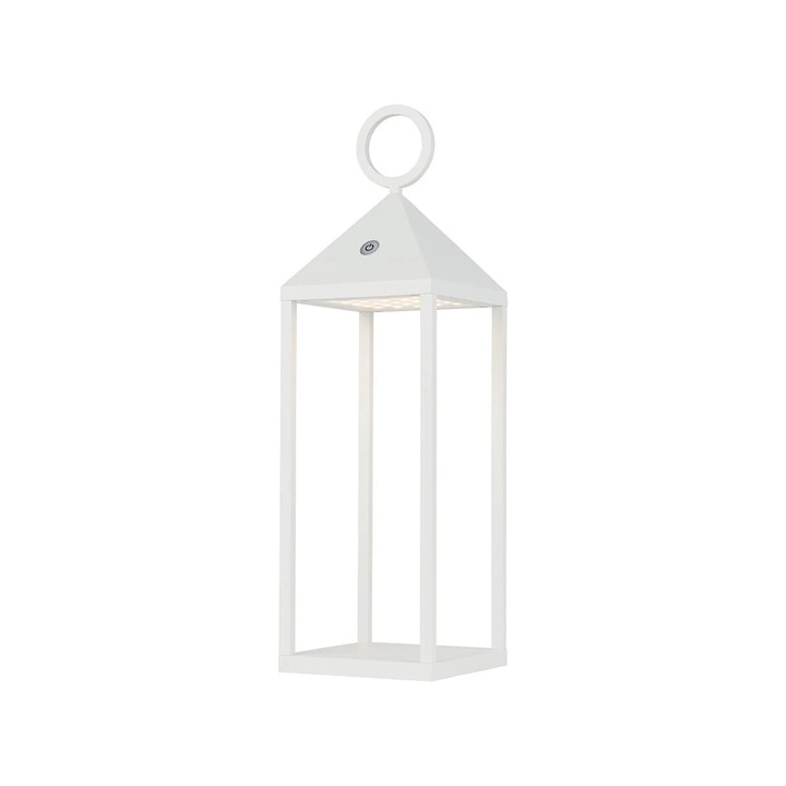 Lampa exterioara portabila LED Nowodvorski PICNIC, alba, 47x14cm