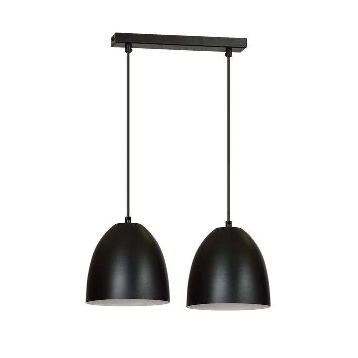 Emibig полилей, LENOX, 2xE27, 15W, димируем, водоустойчив IP20, метал, черен