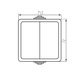 Intreupator KANLUX, model TEKNO 05-1028-143, IP54, negru