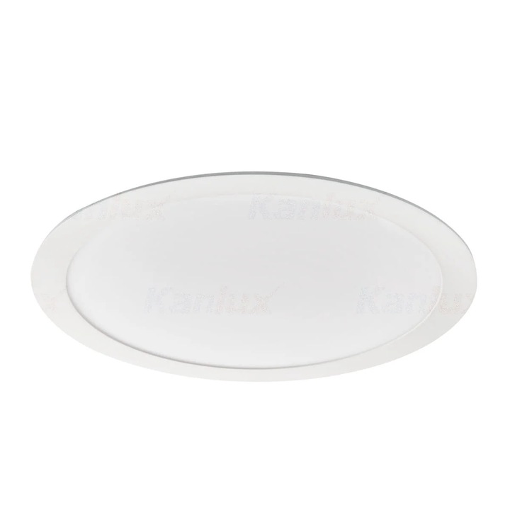 Spoturi Kanlux ROUNDA V2LED, 24W, IP44, alb, set