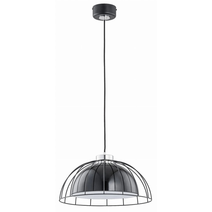 Пендел Alfa, 1xE27, черен, регулируем 91 см, без крушка