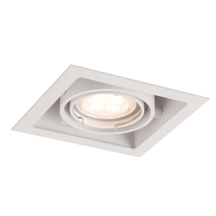 Spoturi Shilo Ebino, 1xGU10, alb, dimensiuni 10x10cm