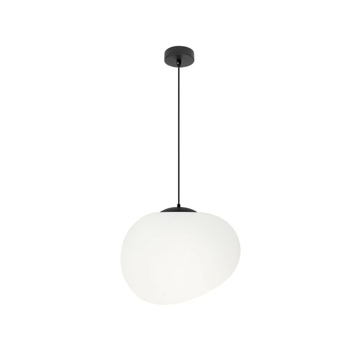 Висящ полилей абажур Candellux, 25 см PIETRE CA31-35134, Бял