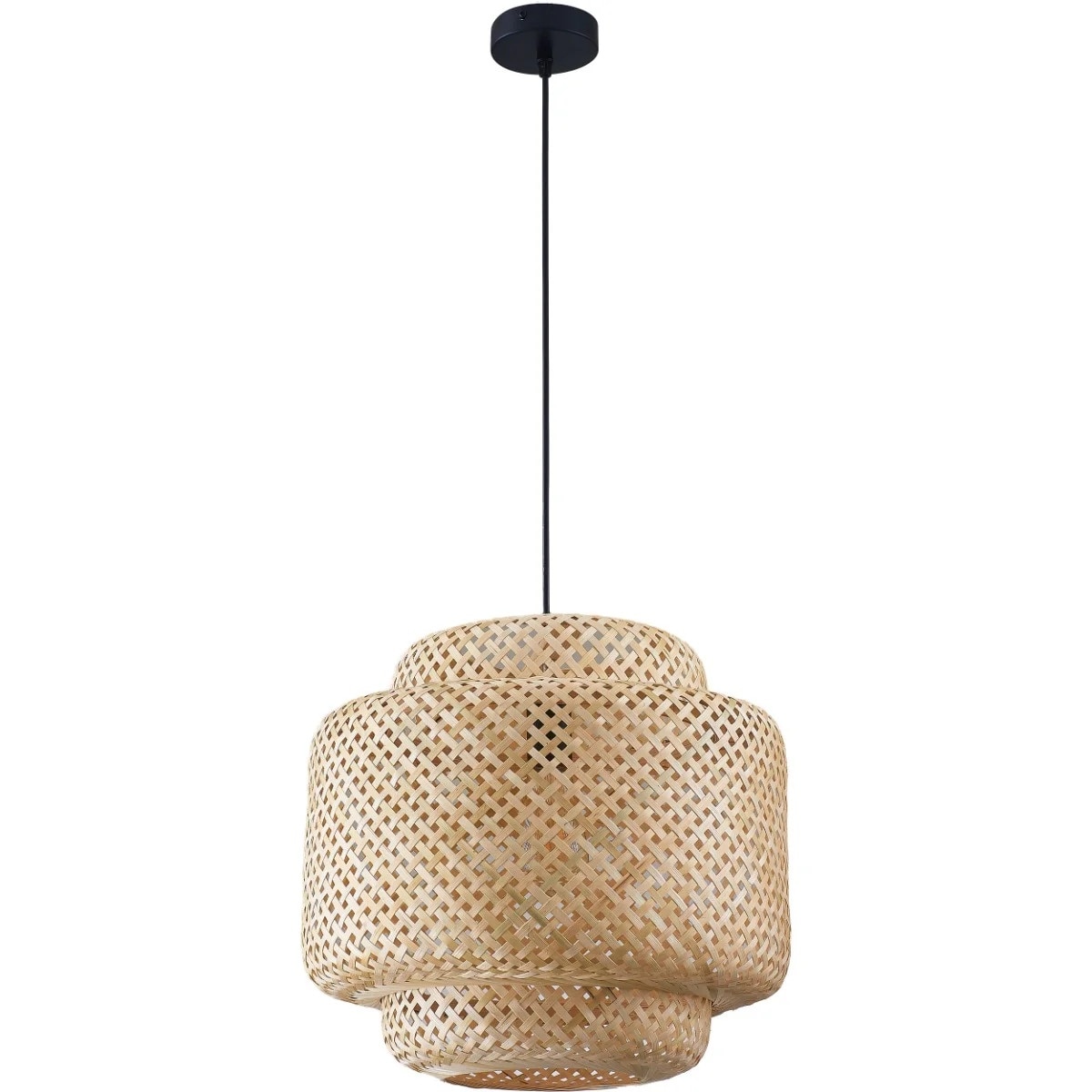 Lustra in stil boho bej diametru 60cm CAPRI 1xE27 20W 329127