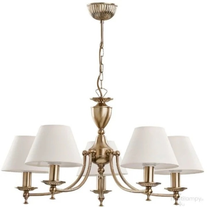 Полилей Alfa SOFIA, 5 рамена, 5xE14, 10W, бял