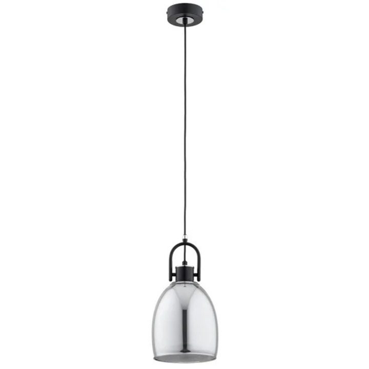 Модерен пендел, стъклен абажур, хром, SODA, 1xE27, 15W, ALF61336, Alfa