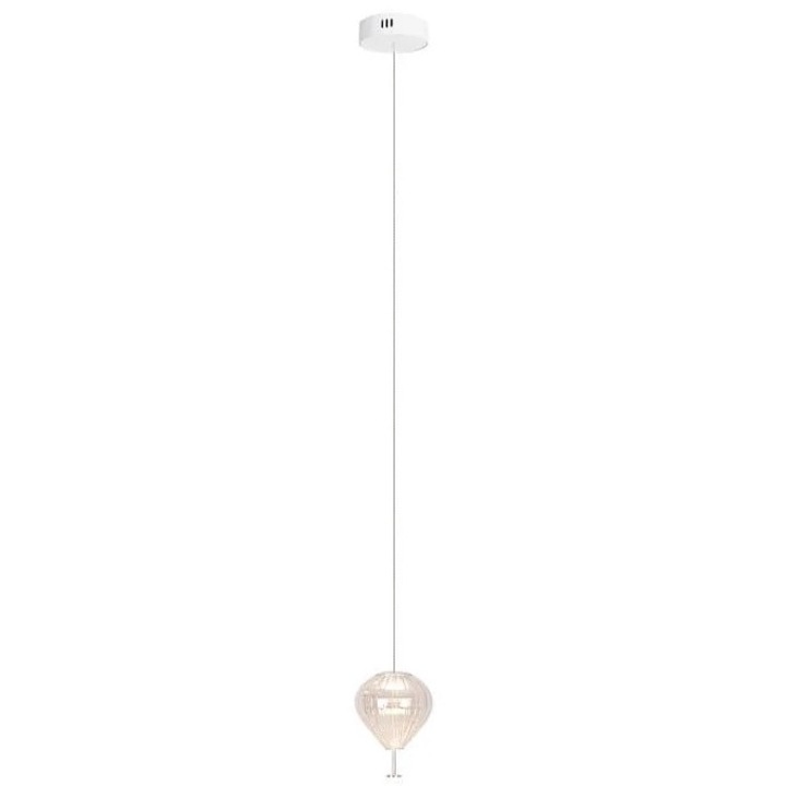 Lustra MAXlight PALLONCINI LED 6W, alb, sticla