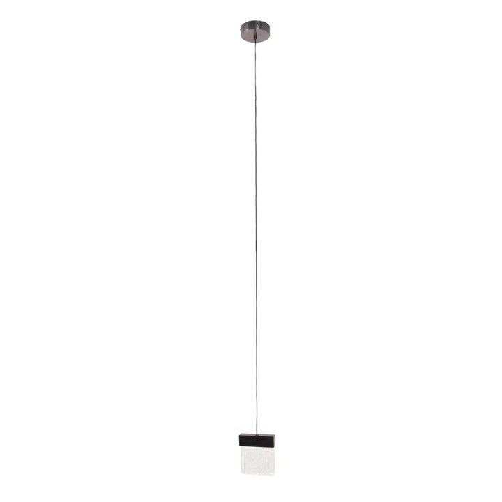 MAXlight VETRO LED полилей 4.5W, черен, кристал, неопределени размери