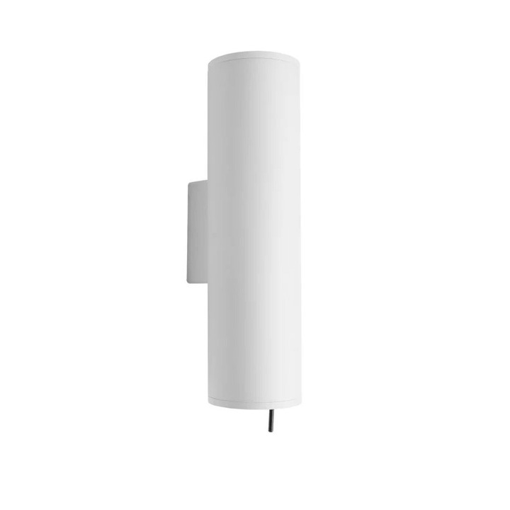 Aplica de Perete Moderna MAXlight LAXER, Metalica, Alba, 27x7x9cm