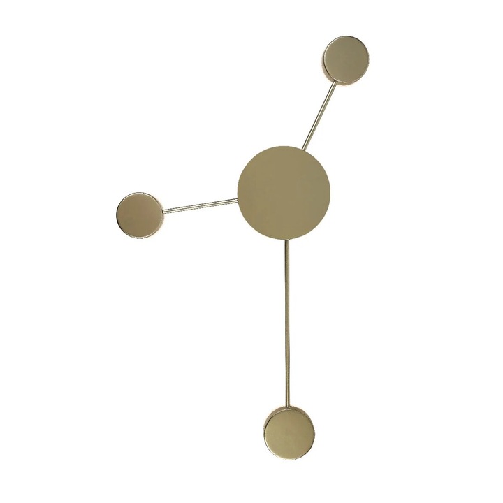 Rabalux AMADEO LED fali lámpa, arany fém, 3 fénypont, 69x52x6 cm