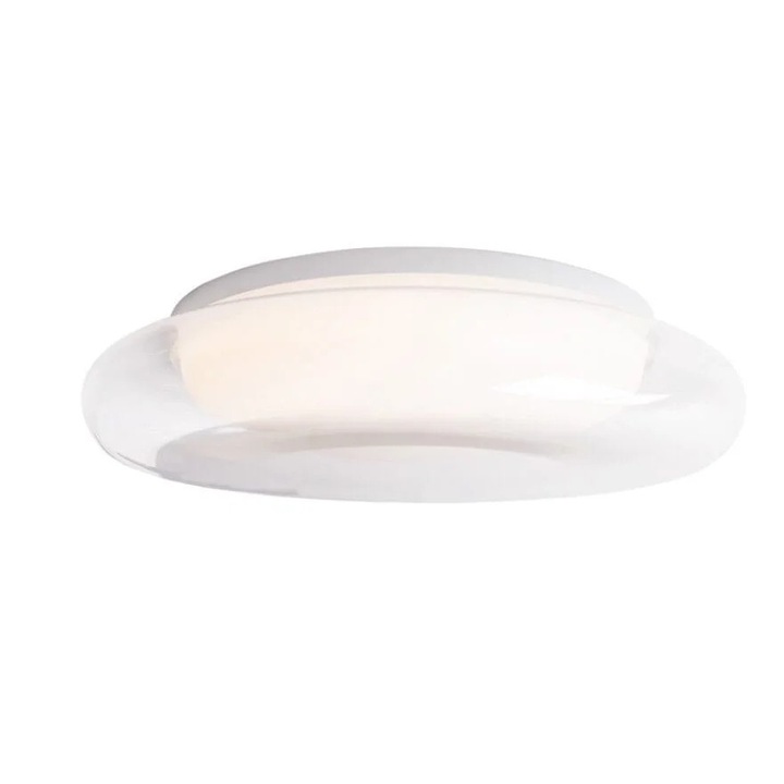 Maxlight LED декоративна таванна лампа, бяла, O34 см, 10W, топла светлина 3000K