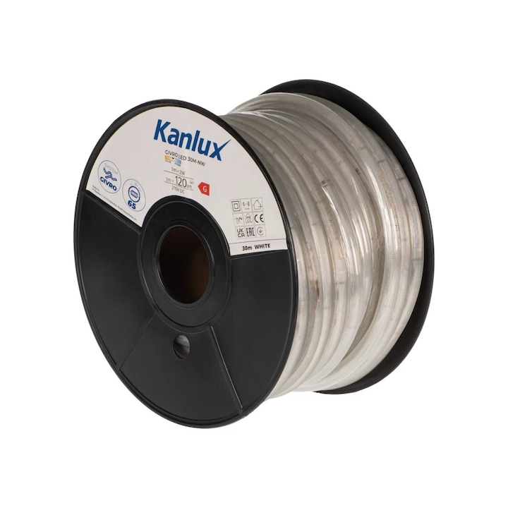 LED лента Kanlux GIVRO, 30 м, IP65, 3000K, 4000K, 6500K