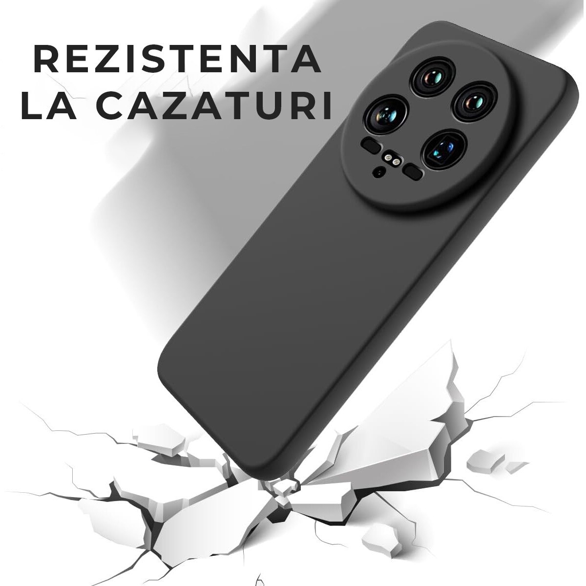 Husa pentru Honor Magic 7 Pro Daden® Silicon SoftFlex, Ultra Slim, Protectie sporita, Interior de microfibra, Negru