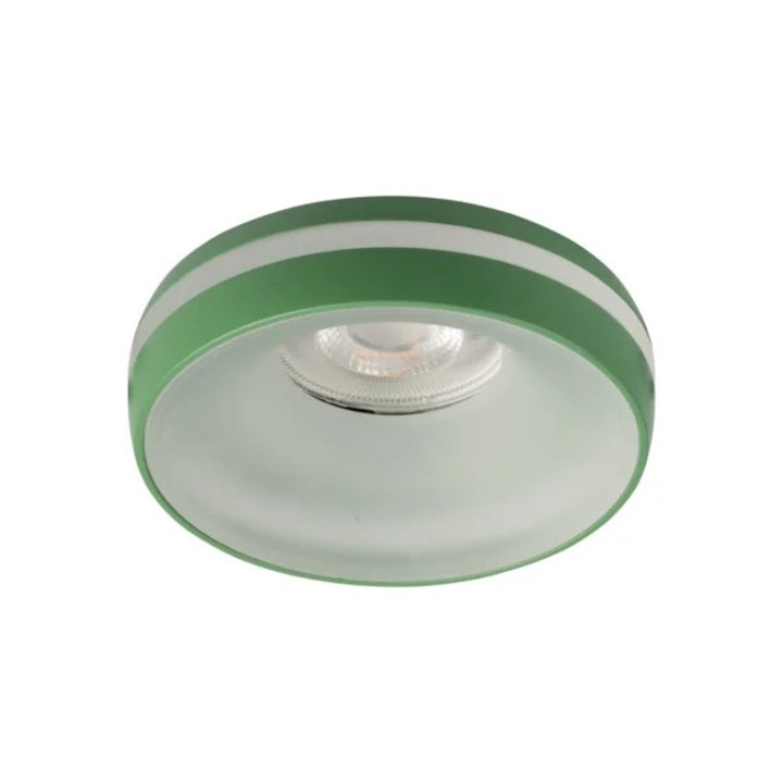 Spot decorativ Kanlux ELICEO, verde, 10W, 9.6cm, cu 2 inele luminoase