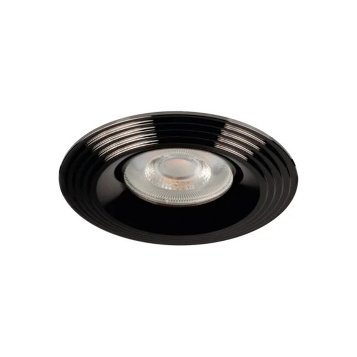 Inel Decorativ pentru Spot, Kanlux LIGLO, Negru, 9.7x9.7x2.7 cm, Fara Bec Inclus