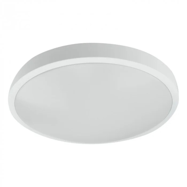 Plafoniera 2xE27, ECOLIGHT, rotunda, alba, IP20, 30cm
