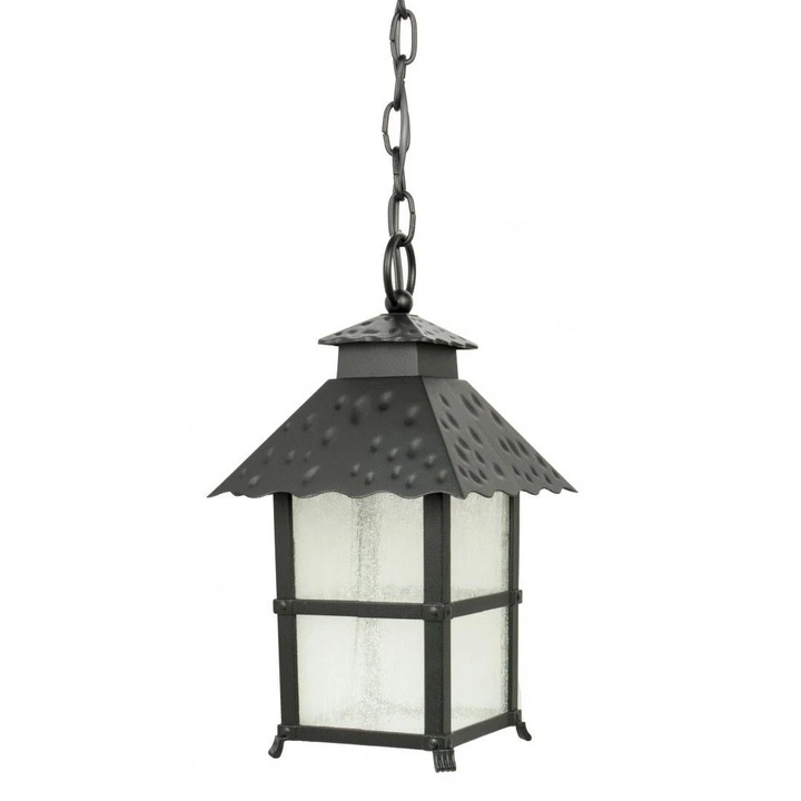 Пендел за външна употреба 1xE27 черен IP43 SU-MA K 1018/1/Z