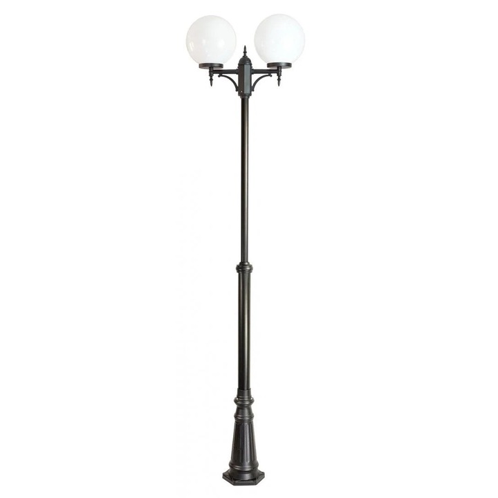 Lampa de gradina 290 cm 2xE27 negru IP43 SU-MA Bile OGMWN 2 300